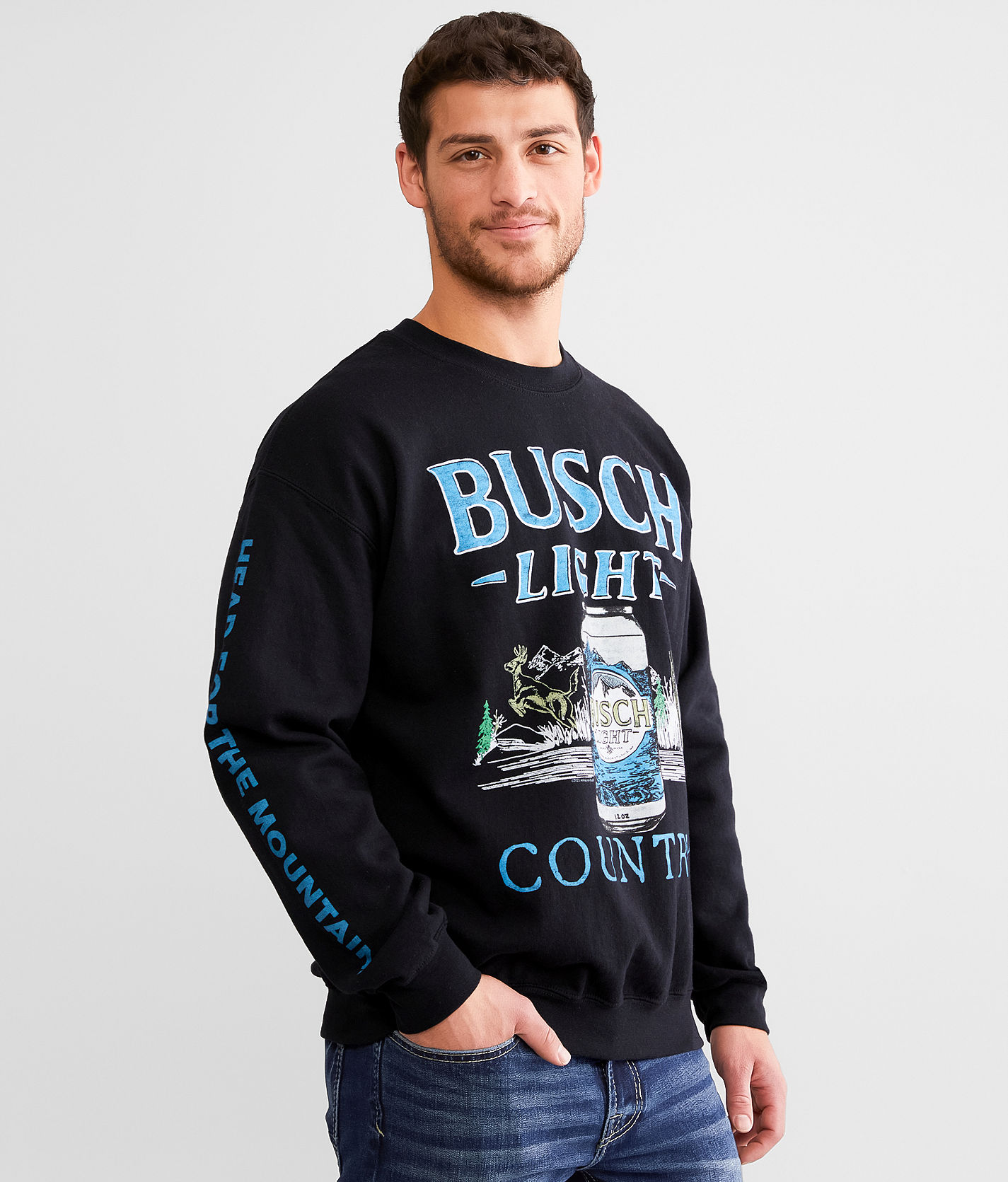 Junkfood Busch Light Country Pullover - Black XX-Large, Men's