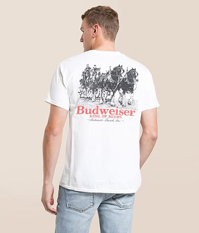 Junkfood Budweiser King Of Beers T-Shirt front view