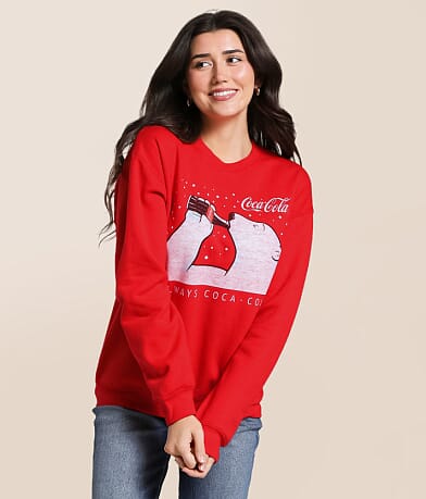 Junkfood Always Coca-Cola Holiday Pullover front view