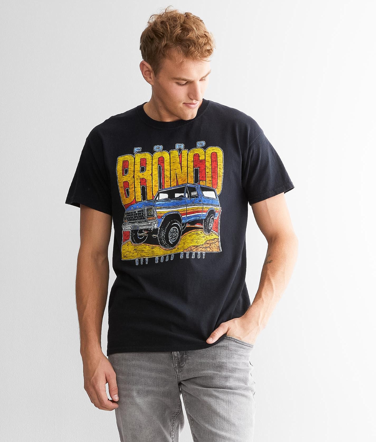 JUNKFOOD CLOTHING UNISEX FORD BRONCO BEACH VINTAGE TEE