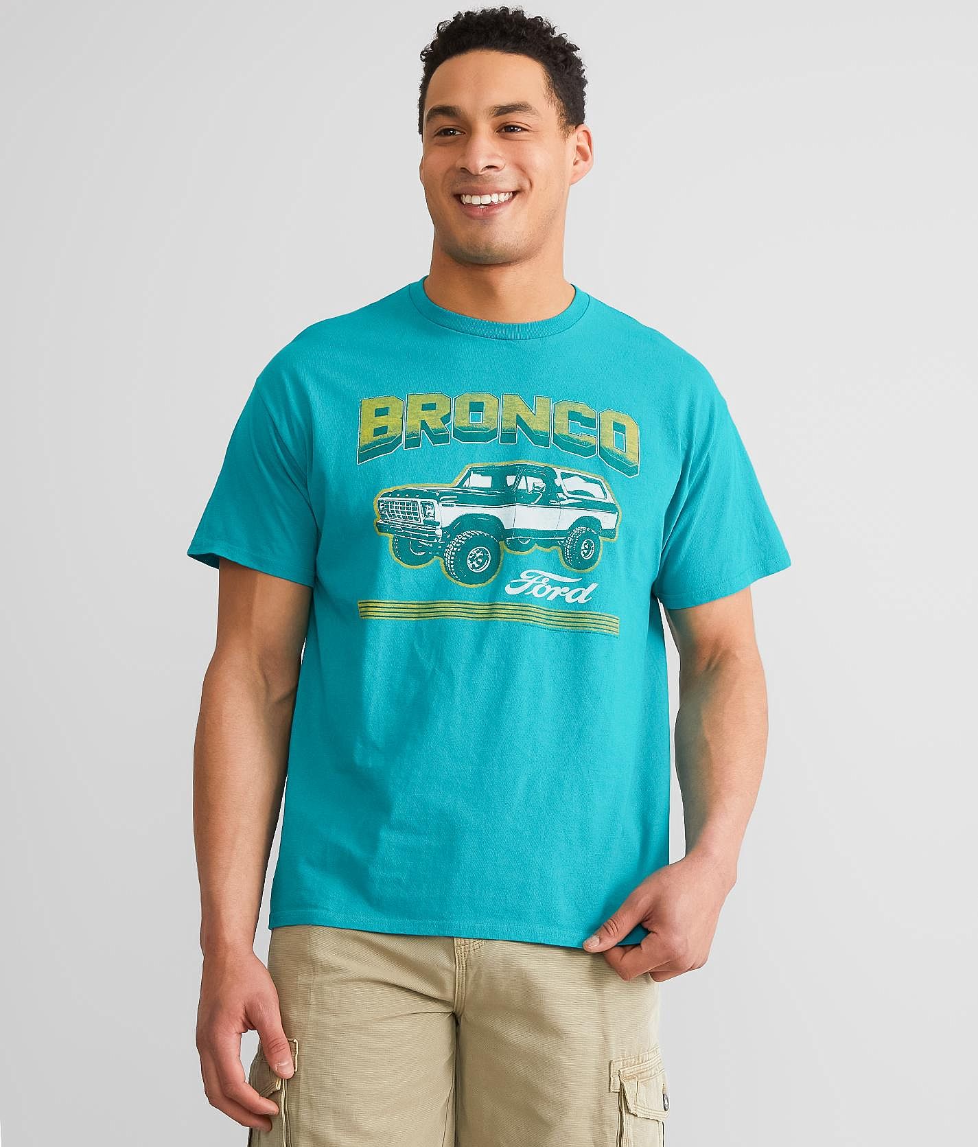 Junk Food Men's Ford Bronco T-Shirt in White - Size Small