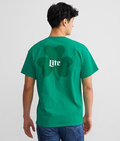 Junkfood Miller Lite&#174; Shamrock T-Shirt BACK