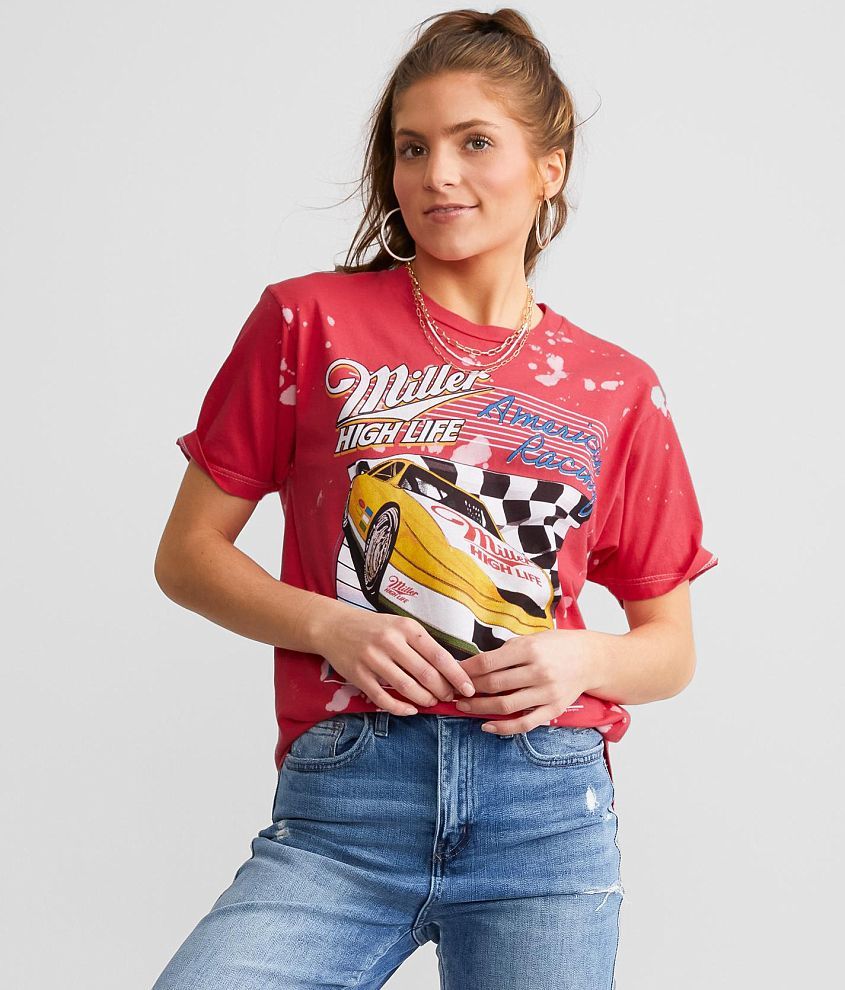 Junkfood Miller&#174; High Life American Racing T-Shirt front view