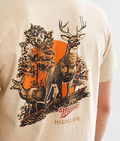 Junkfood Miller&#174; High Life&#174; Deer T-Shirt back view