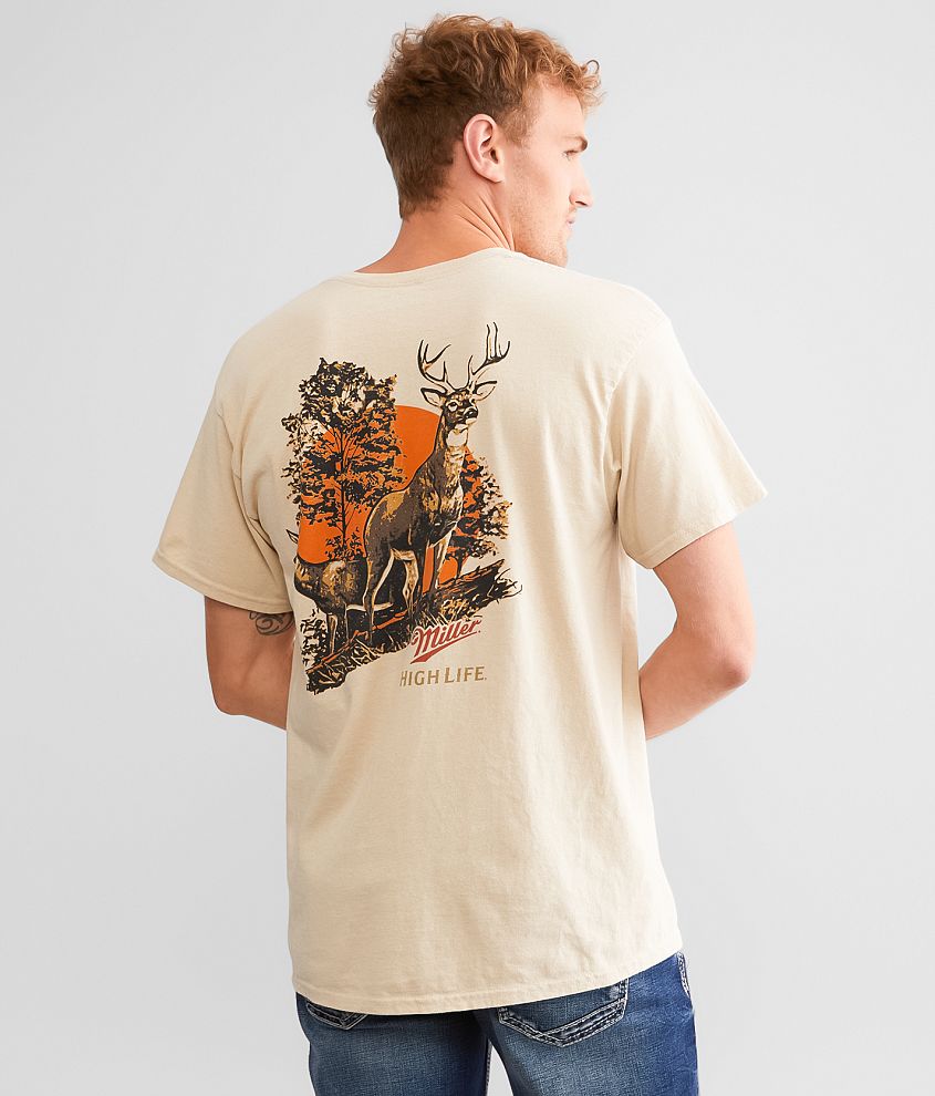 Junkfood Miller&#174; High Life&#174; Deer T-Shirt front view