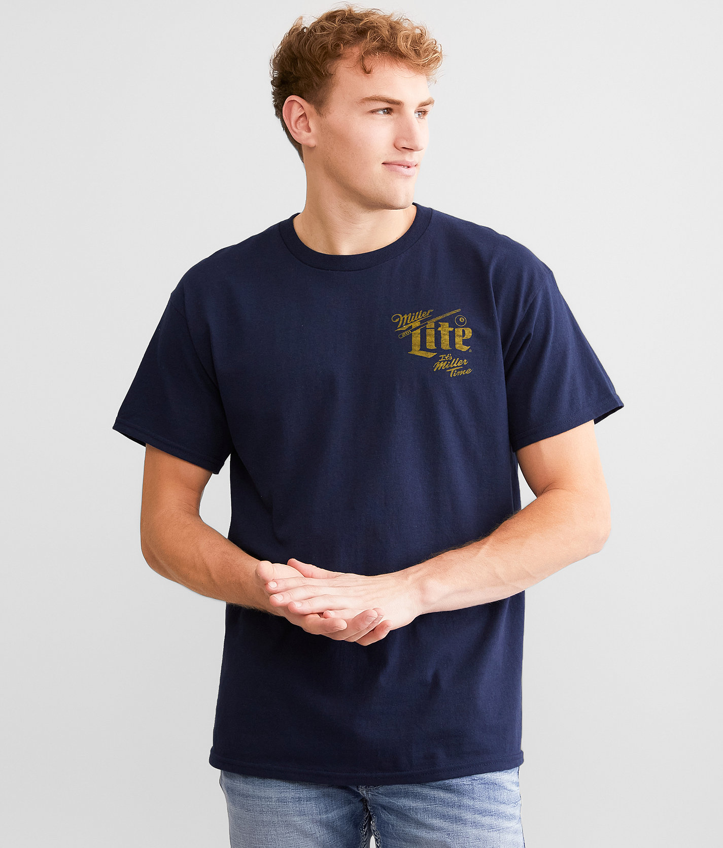 miller lite pocket tee