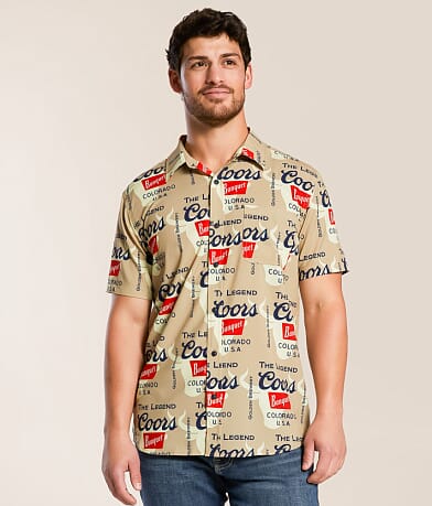 Junkfood Coors® Banquet Stretch Shirt front view