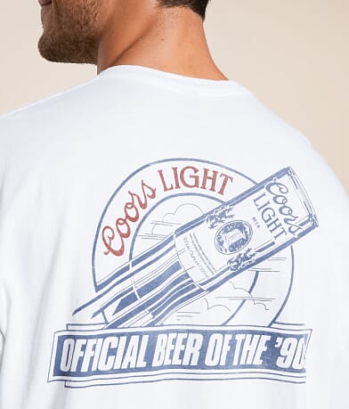 Junkfood Coors&#174; Light Beer Of The 90&apos;s T-Shirt back view