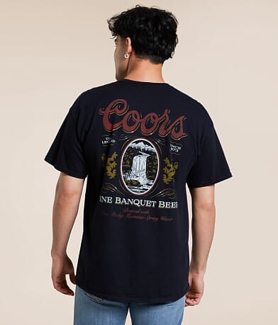 Junkfood Coors® Fine Banquet Beer T-Shirt front view