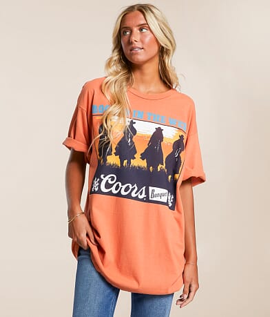 Junkfood Coors® Banquet Rooted In The West T-Shirt front view