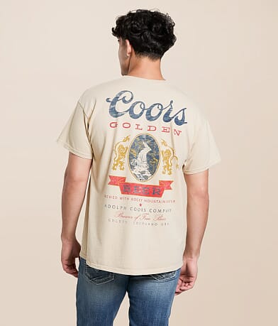 Junkfood Coors Golden Beer T-Shirt front view