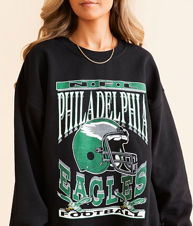 Junkfood Philadelphia Eagles Helmet Pullover misc detail 1 view