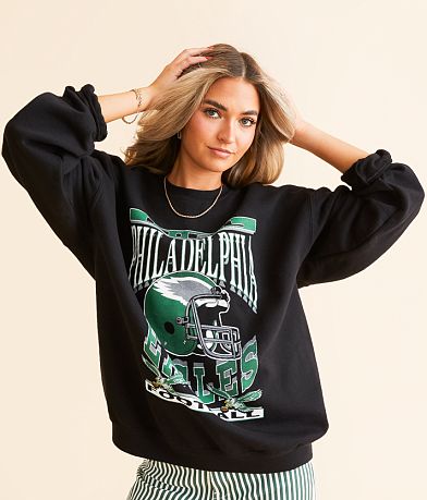 Junkfood Philadelphia Eagles Helmet Pullover front view