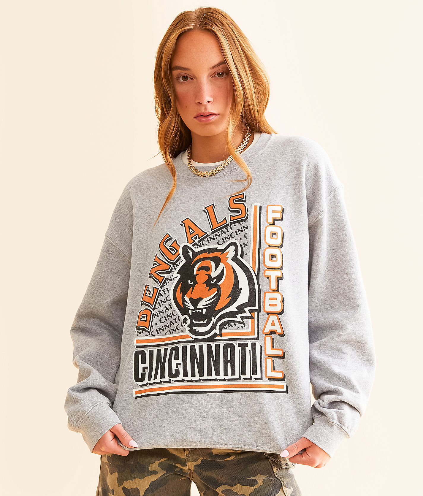 Cincinnati bengals womens sweatshirt hotsell