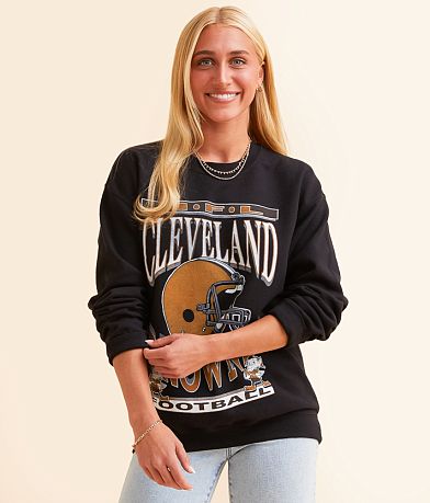 Junkfood Cleveland Browns Helmet Pullover front view