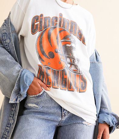 Junkfood Cincinnati Bengals Throwback Helmet T-Shirt MISC_DETAIL_1