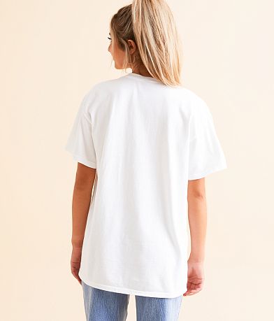 Junkfood San Francisco 49ers Throwback Helmet T-Shirt back view
