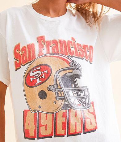 Junkfood San Francisco 49ers Throwback Helmet T-Shirt misc detail 1 view