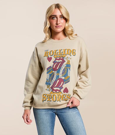 Hybrid The Rolling Stones Band Pullover front view