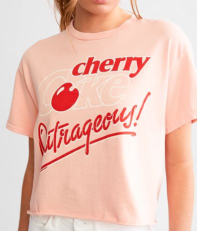 Junkfood Cherry Coke Cropped T-Shirt misc detail 1 view