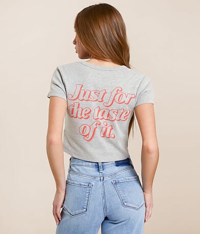Junkfood Diet Coke® Cropped Baby T-Shirt front view