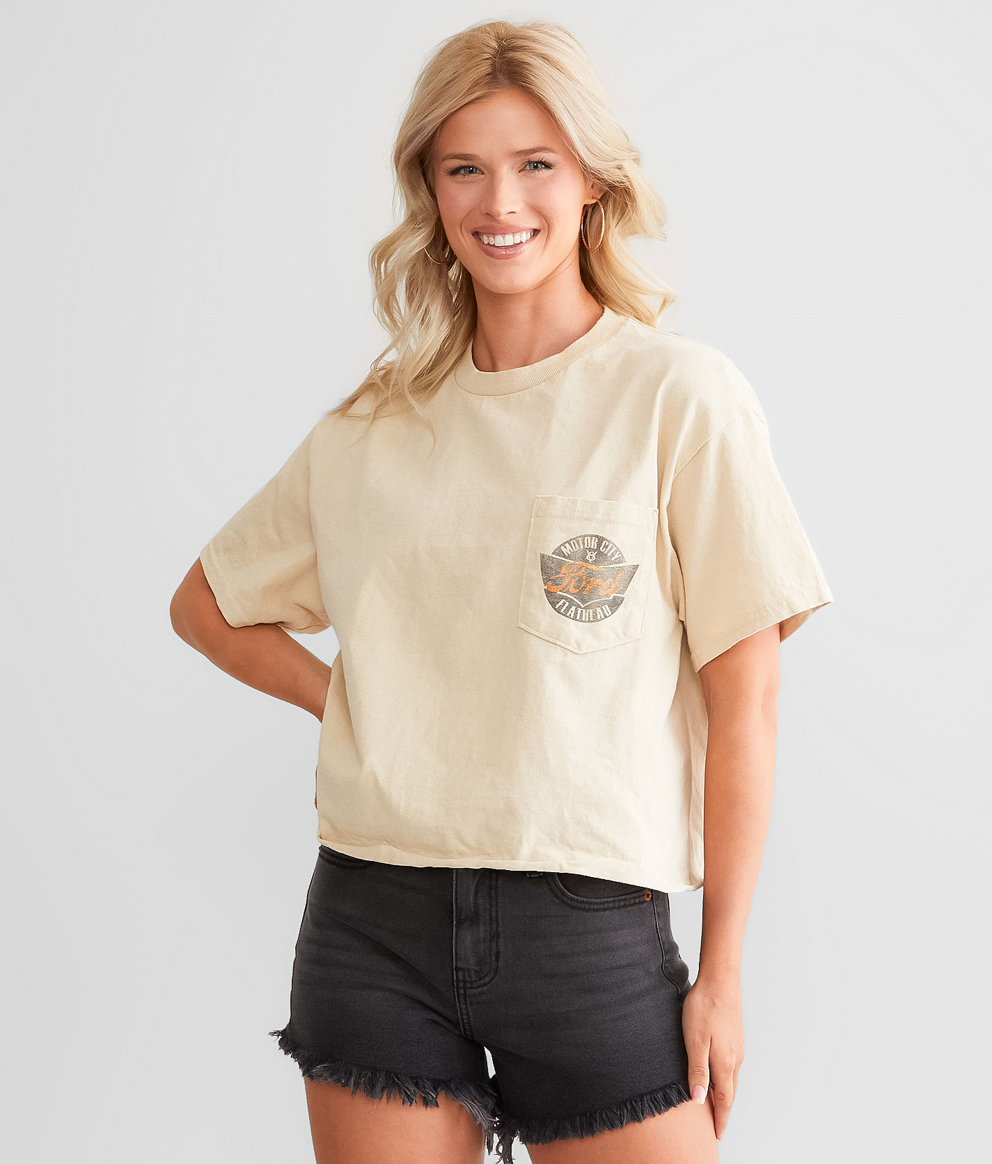 Ford Bronco Women's Cropped Boyfriend T-Shirt