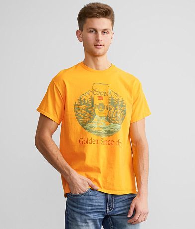 Junkfood Coors® Banquet Golden T-Shirt front view