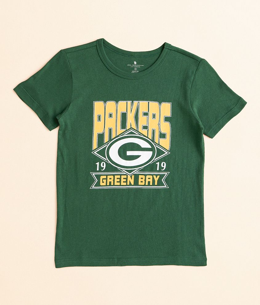 Boys - Junkfood Green Bay Packers Overtime T-Shirt front view