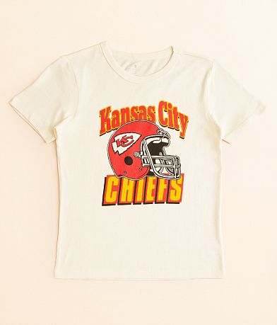 Junkfood Boys - Kansas City Chiefs Helmet T-Shirt front view