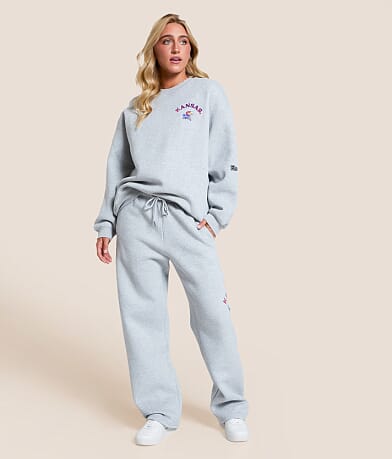 HYPE AND VICE Kansas® Jayhawks® Sweatpant front view