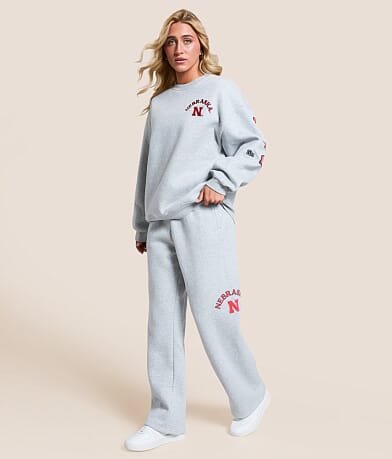 HYPE AND VICE Nebraska® Huskers® Sweatpant front view