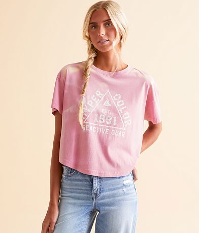 Hypercolor® Reactive Gear Cropped T-Shirt front view