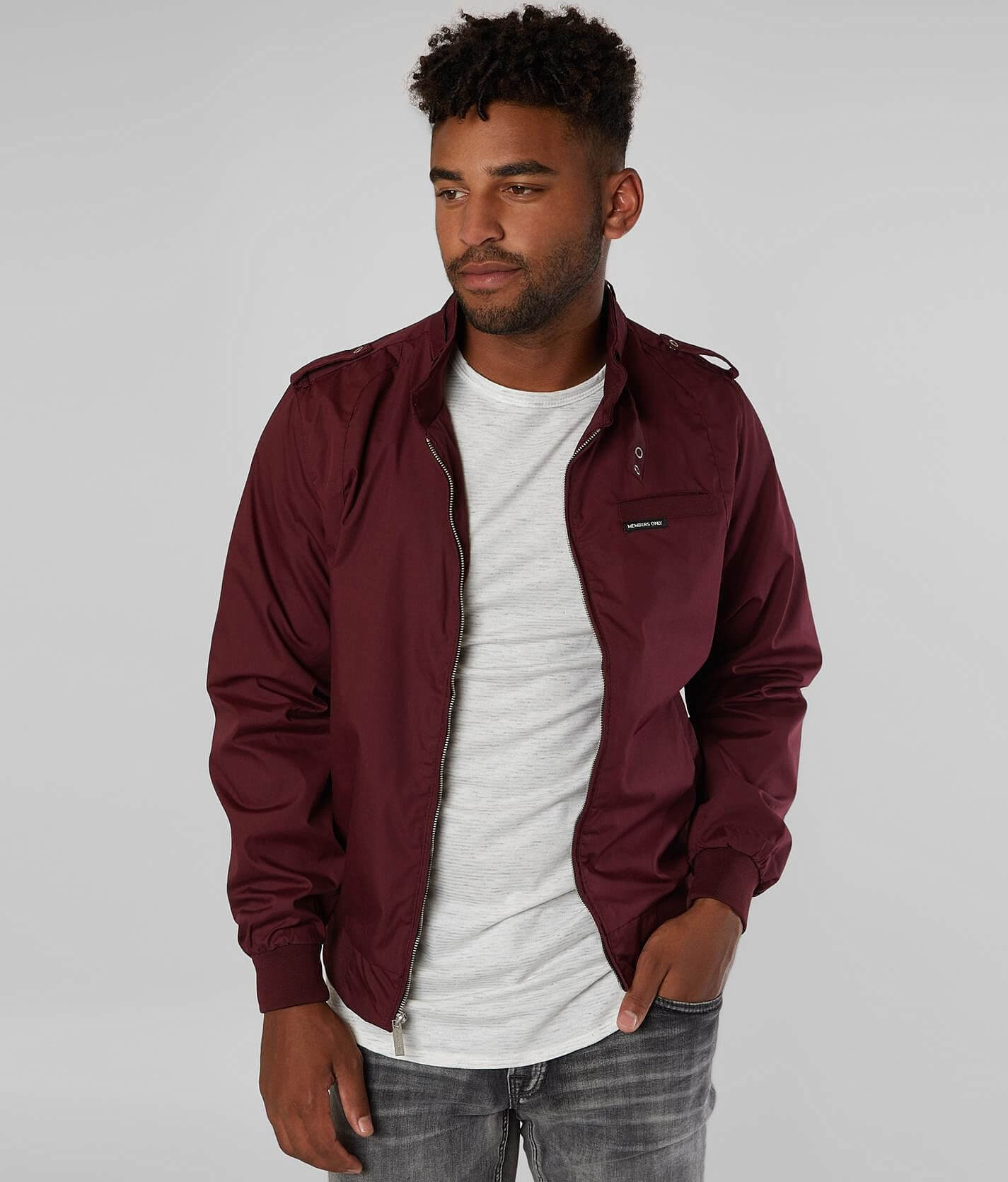 Members Only Men's Original Iconic Racer Jacket, Slim Fit