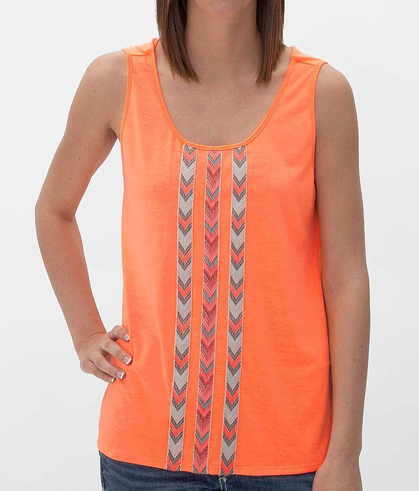 Daytrip Neon Tank Top Women's Tank Tops in Orange Neon Buckle