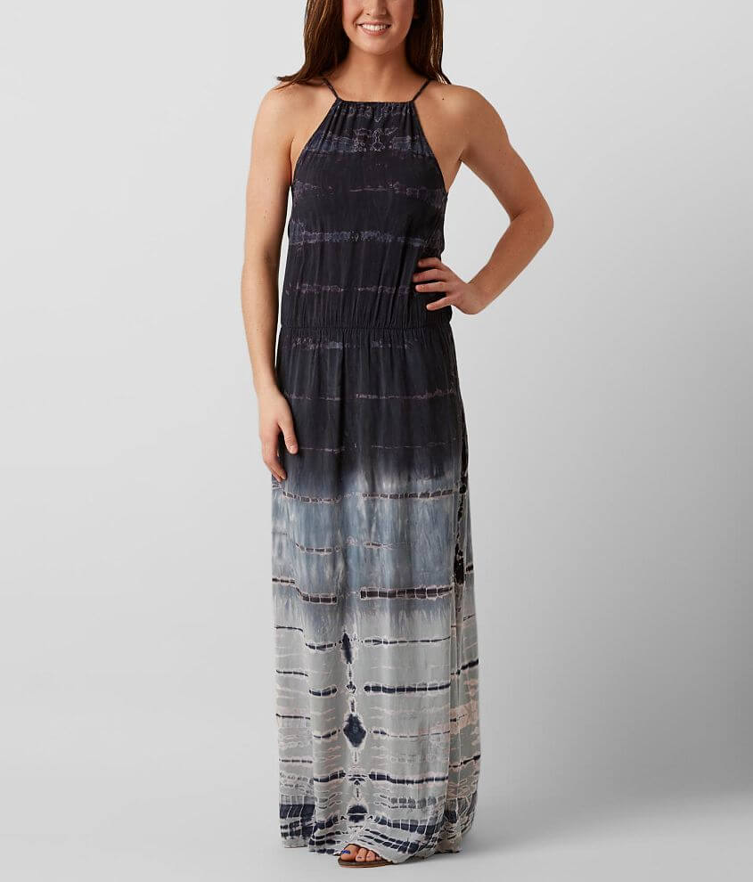 Moon & Sky Tie Dye Maxi Dress - Women's Dresses in Navy Multi