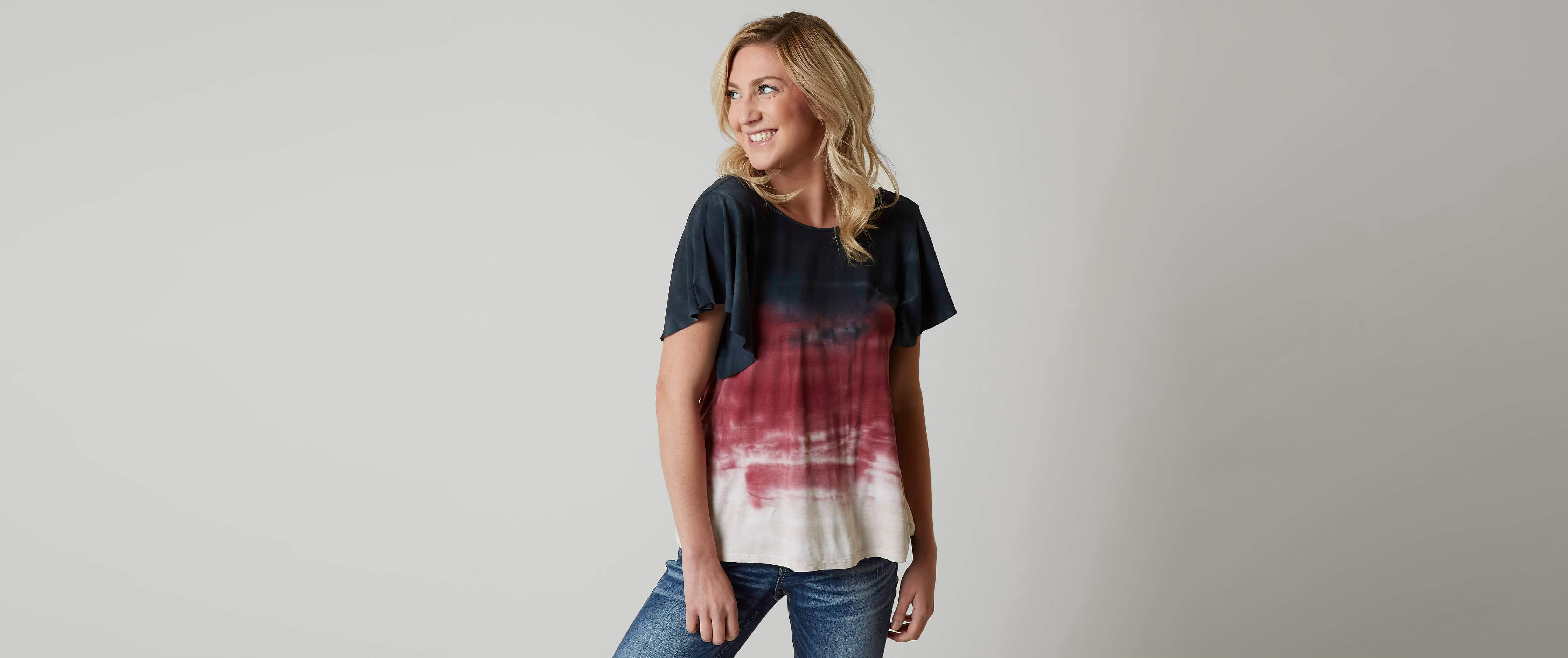 Moon Sky Dip Dye T Shirt