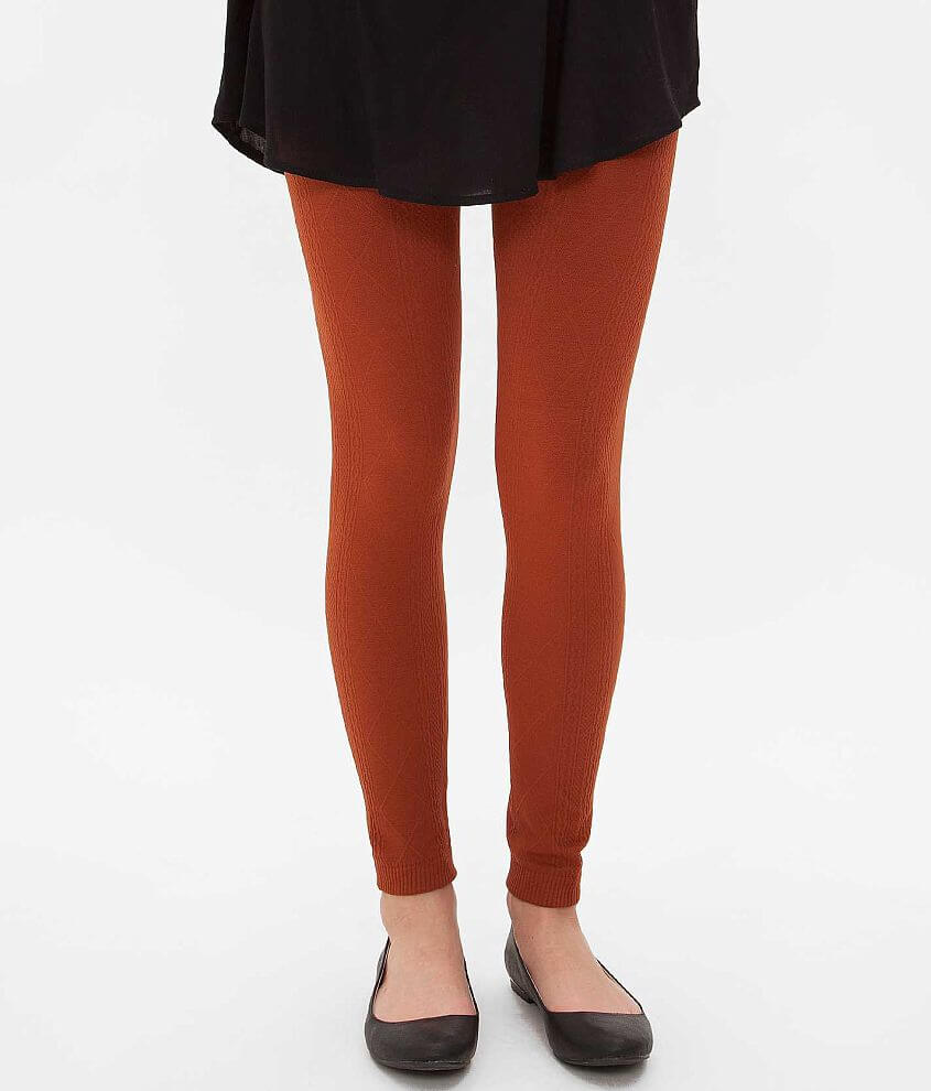 Indero Tonal Patterned Legging front view