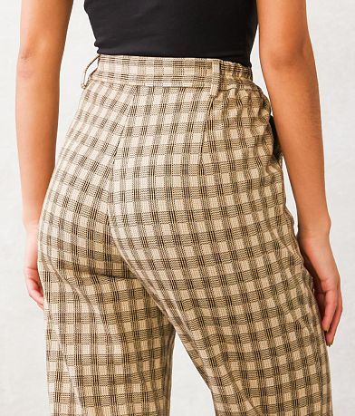 Willow &amp; Root Plaid Trouser Pant BACK_POCKET