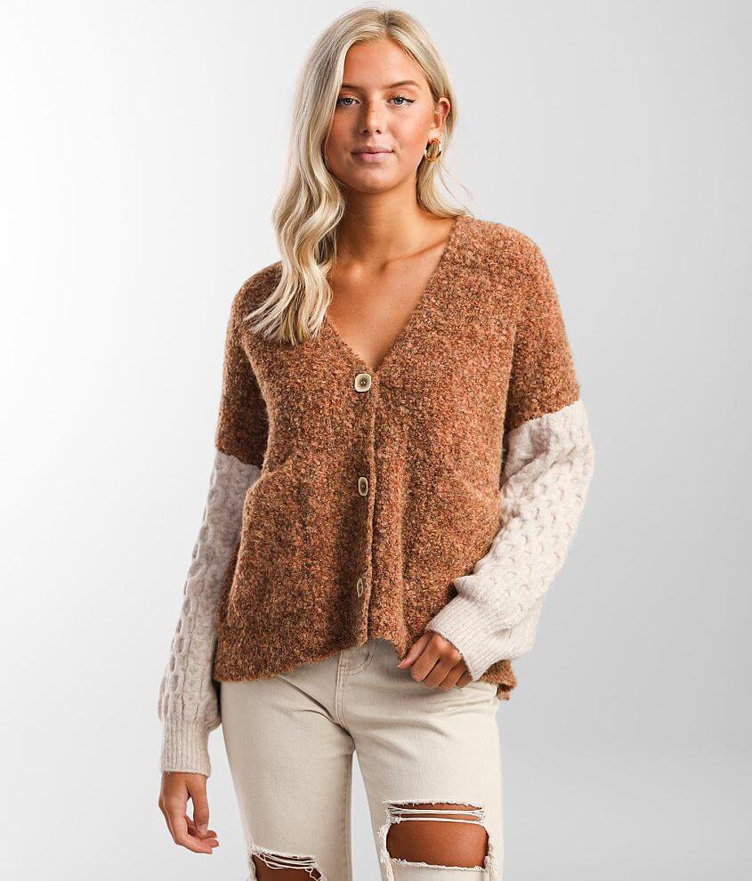 Gilded Intent Destructed Duster Cardigan Sweater - Women's