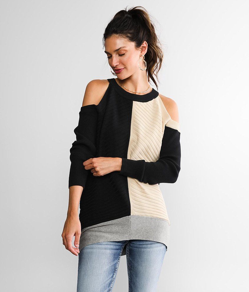 Cold shoulder hotsell sweaters and tops