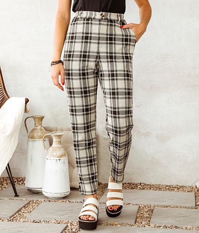 Willow &amp; Root Plaid Trouser Pant FULL_RIGHT_SIDE
