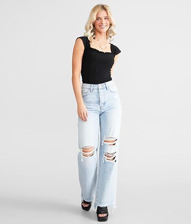 Willow &amp; Root Ruffle Mesh Bodysuit misc detail 2 view