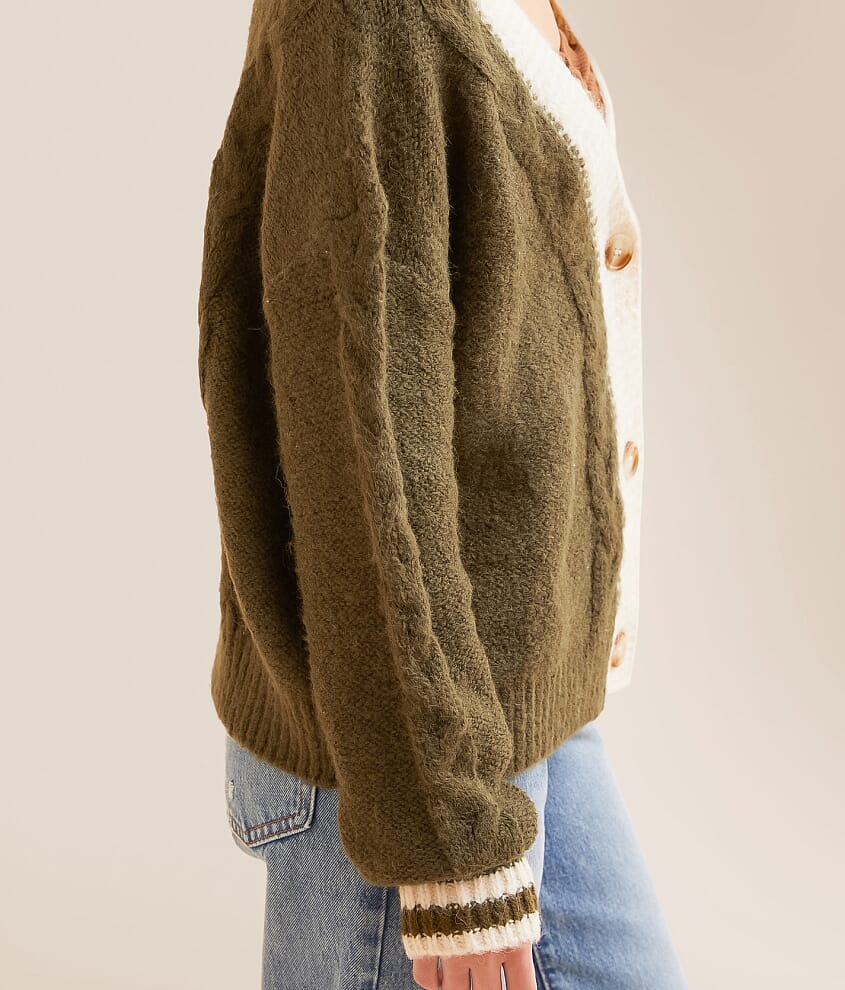 Eyelash Cardigan Sweater