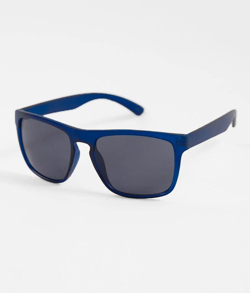 Blue frame clearance sunglasses