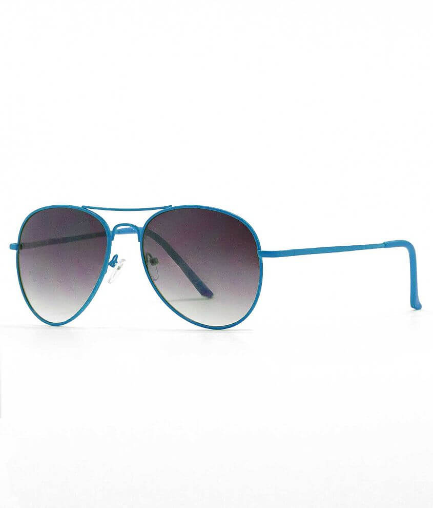 BKE Colored Aviator Sunglasses front view