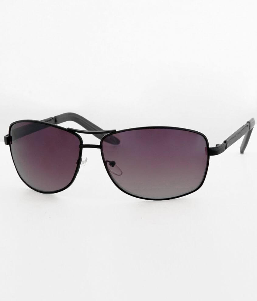 BKE Leather Stem Sunglasses front view
