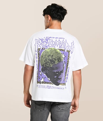 ID Supply Co. Dennis Rodman Tattoos T-Shirt front view