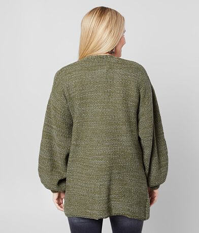 Daytrip Open Stitch Cardigan Sweater BACK