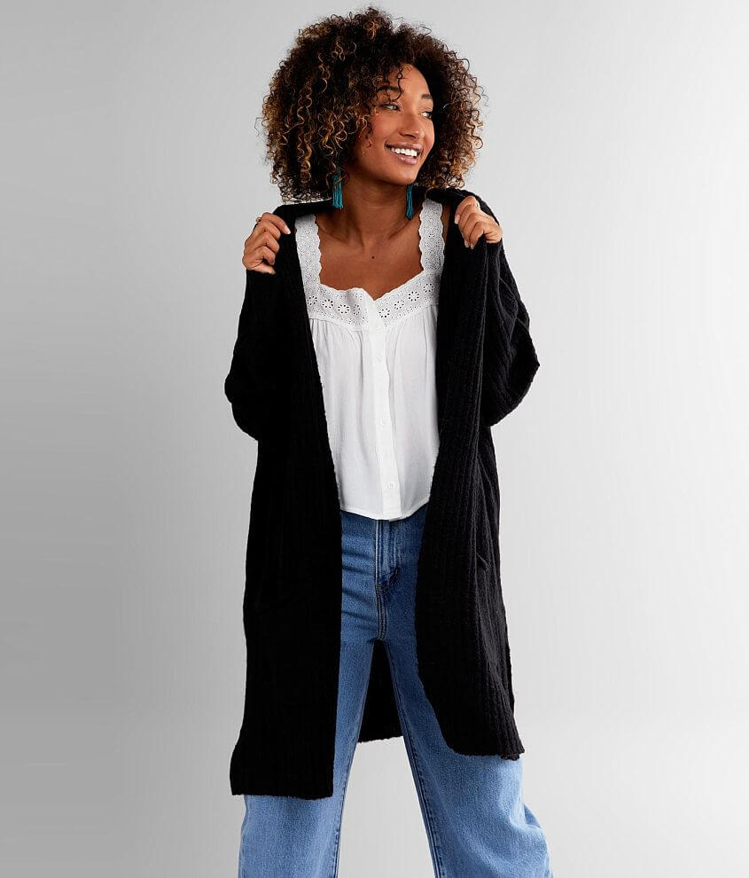Daytrip Ribbed Cardigan Sweater