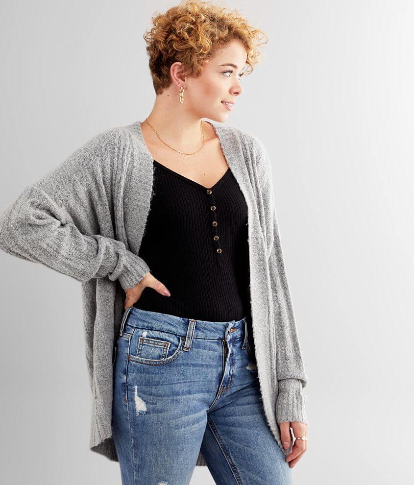 Daytrip Moss Yarn Cardigan Sweater
